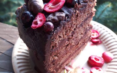 Tort z buraka “Czekoladowy Porzeczkowiec” (wegański, bez cukru)