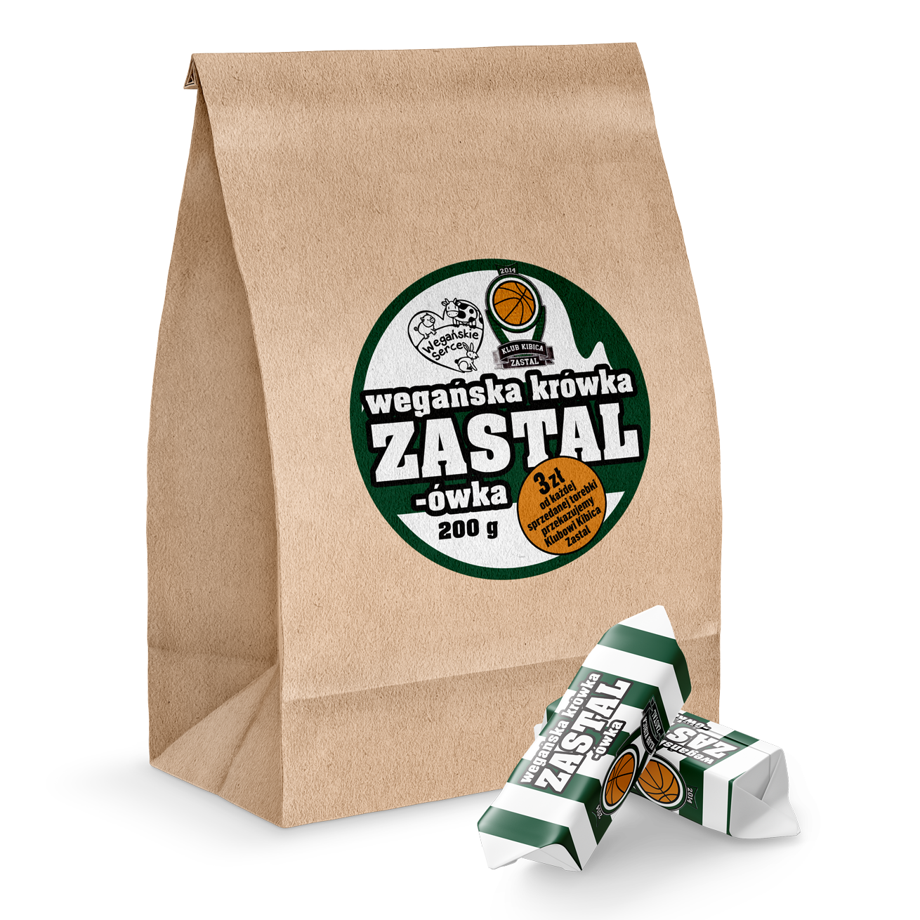 Wegańska Krówka "ZASTALÓWKA" 200g